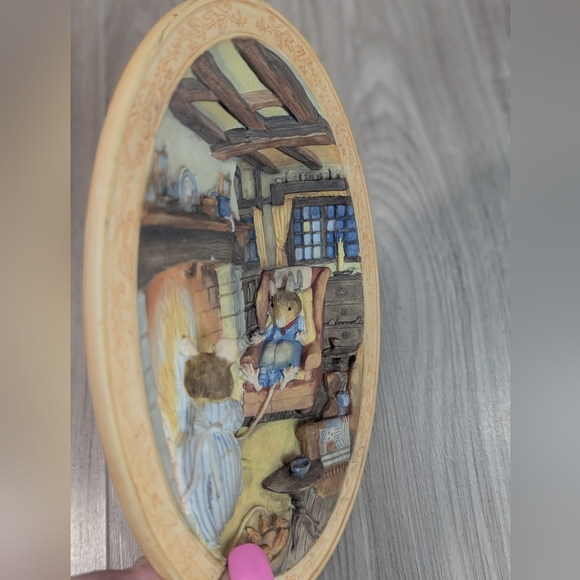 Brambly Hedge Winter Story 4th Issue "A Visit To Brambly Hedge" Plate A1846 - Picture 2 of 11